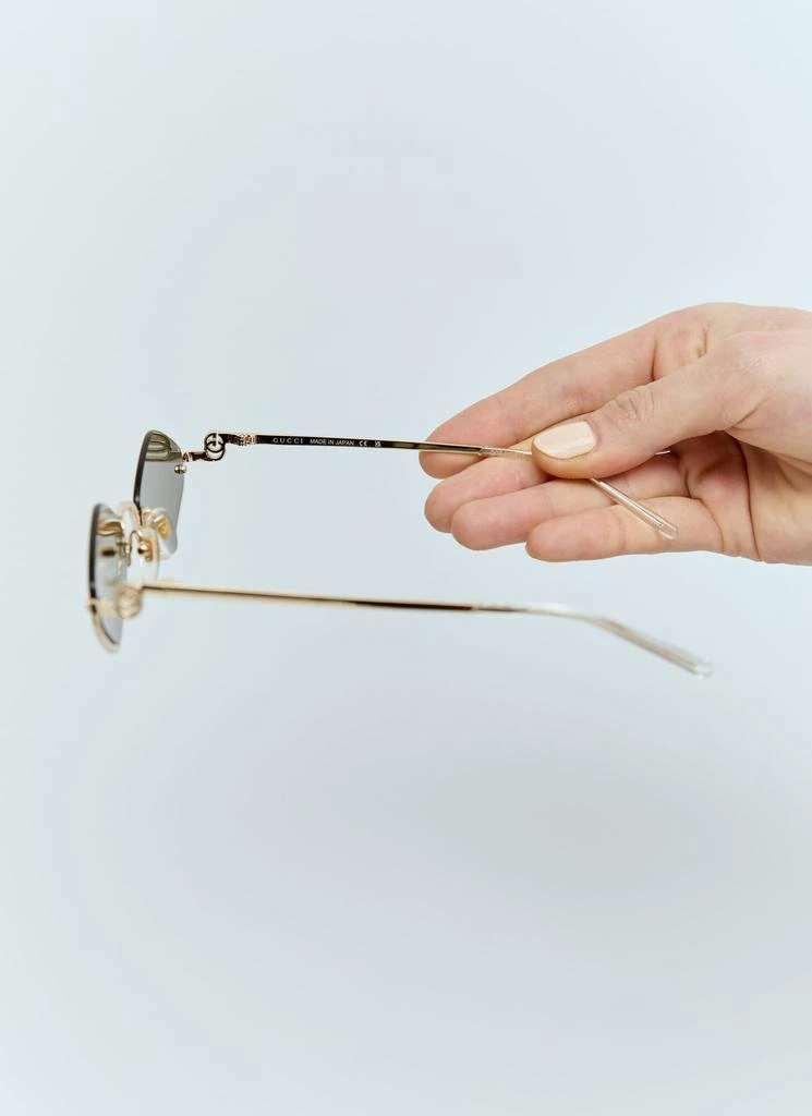 Gucci Geometric Frame Sunglasses 5