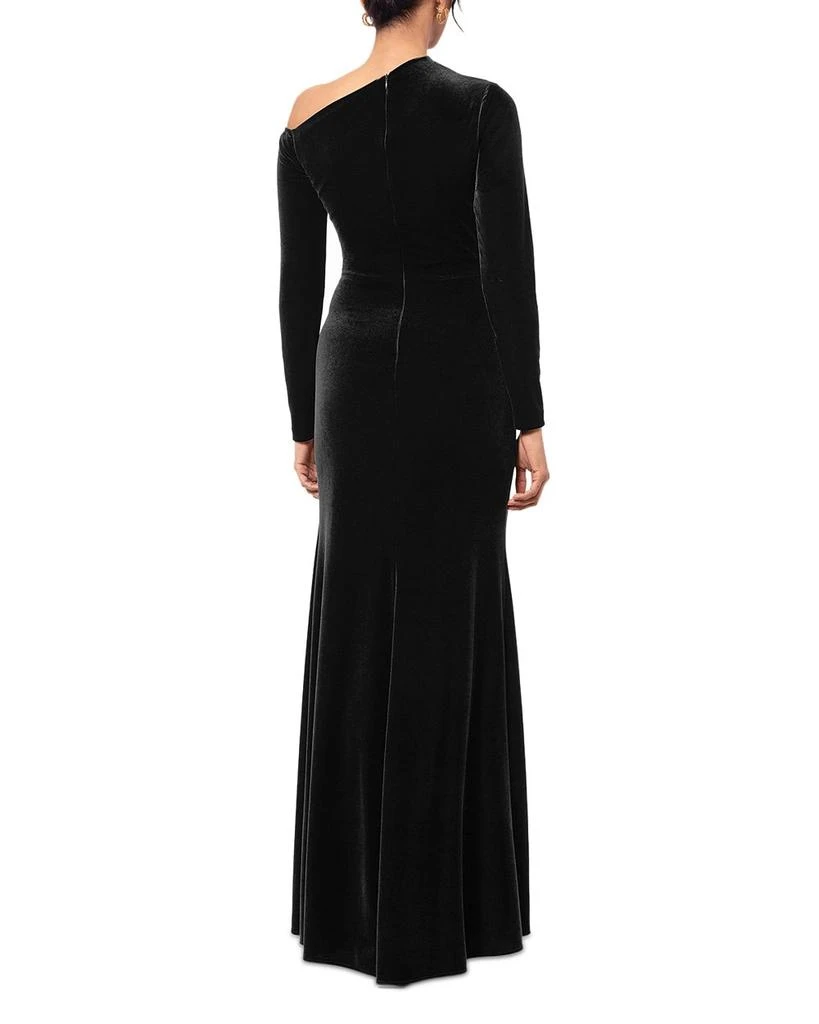 Bloomingdale's AQUA Long Sleeved Velvet Dress - Exclusive 3