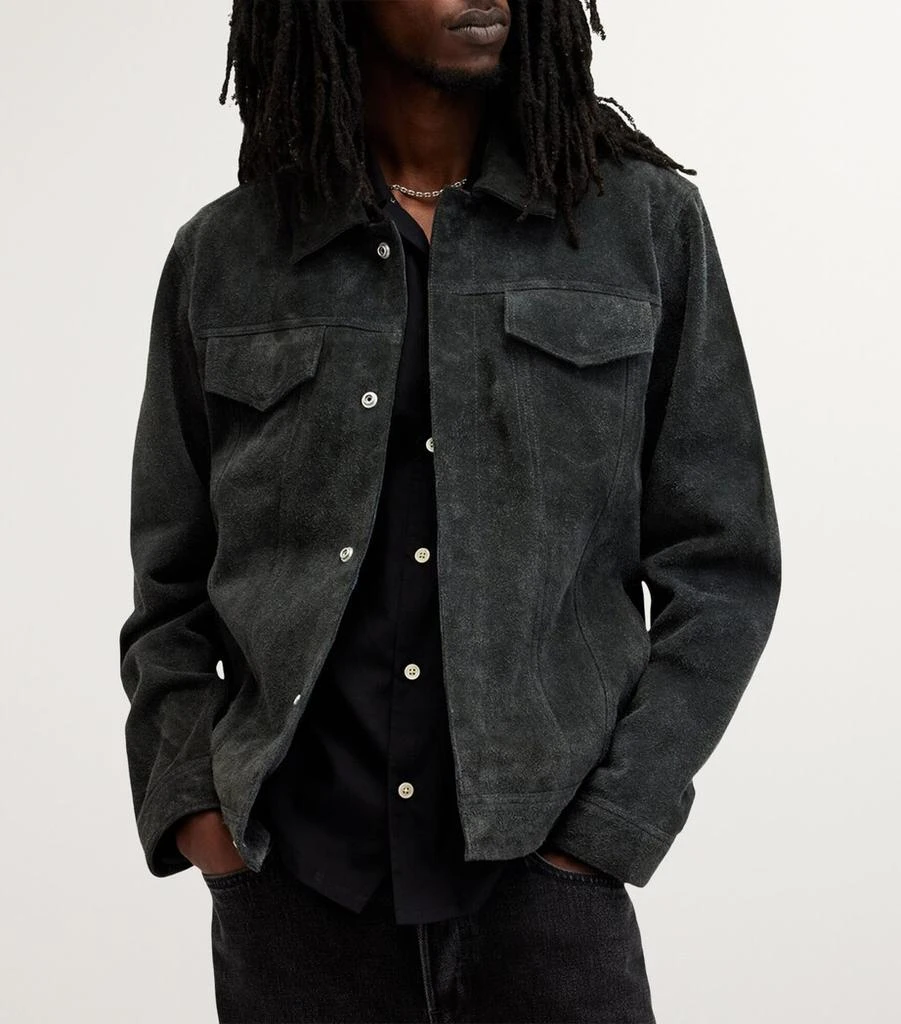 ALL SAINTS Suede Hopper Jacket 4