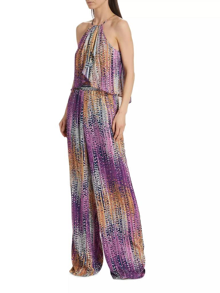 Ramy Brook Leora Tie-Dye Dotted Jumpsuit 3