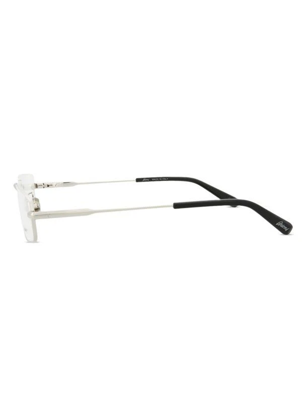 Brioni 56MM Rectangle Half Rim Eyeglasses 2