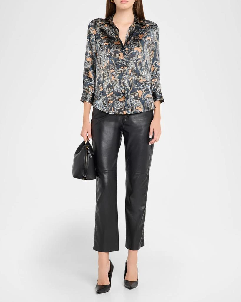 L
Agence Multi-Etched Paisley Dani Silk Blouse 2