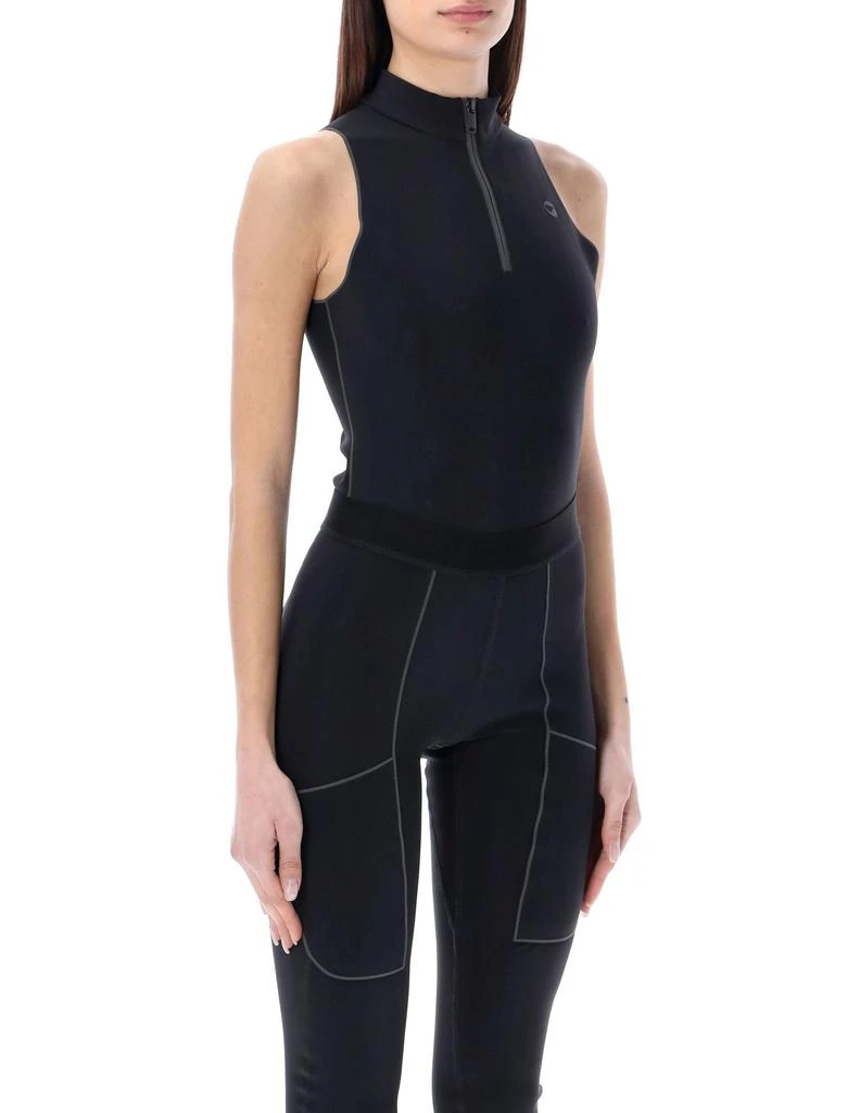 COPERNI Coperni Logo-Printed High Neck Zipped Top 4