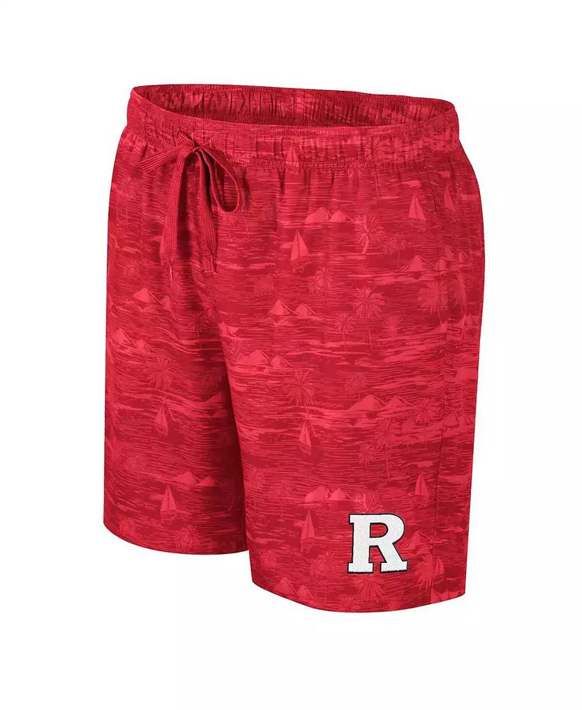 Colosseum Men's Scarlet Rutgers Scarlet Knights Ozark Swim Shorts