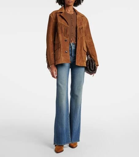 Nili Lotan Maelle fringed suede jacket 2
