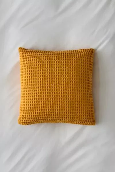 Urban Renewal ReMADE By UO Waffle Throw Pillow 2