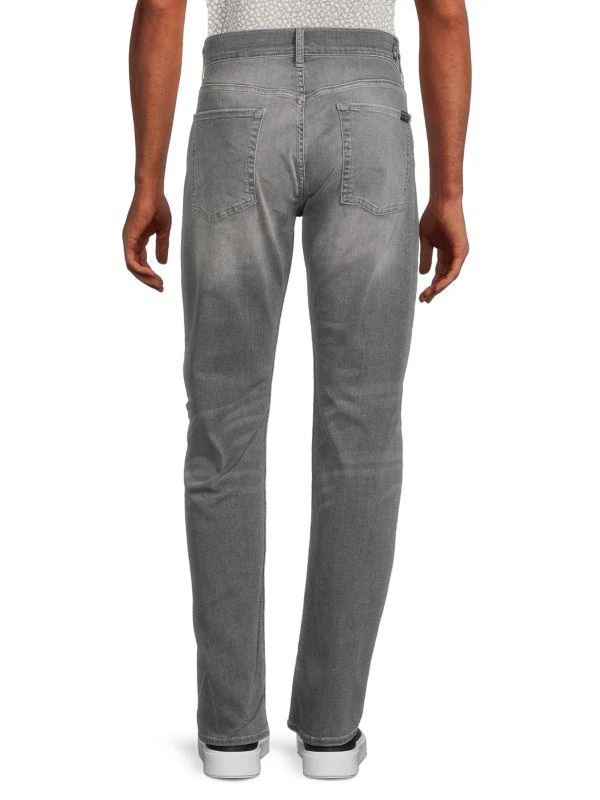 7 For All Mankind High Rise Classic Straight Jeans 2