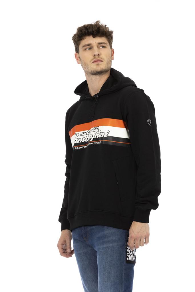 AUTOMOBILI LAMBORGHINI Automobili Lamborghini Black Cotton Sweater