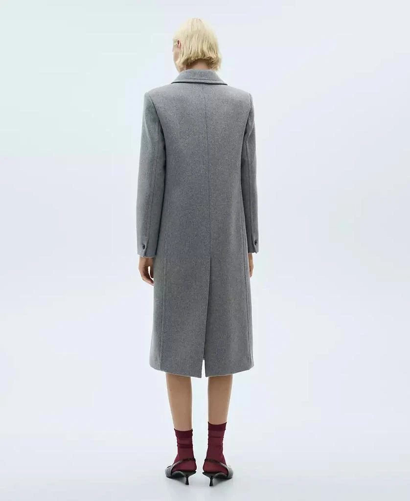 Mango Women's Lapels Wool Coat 3
