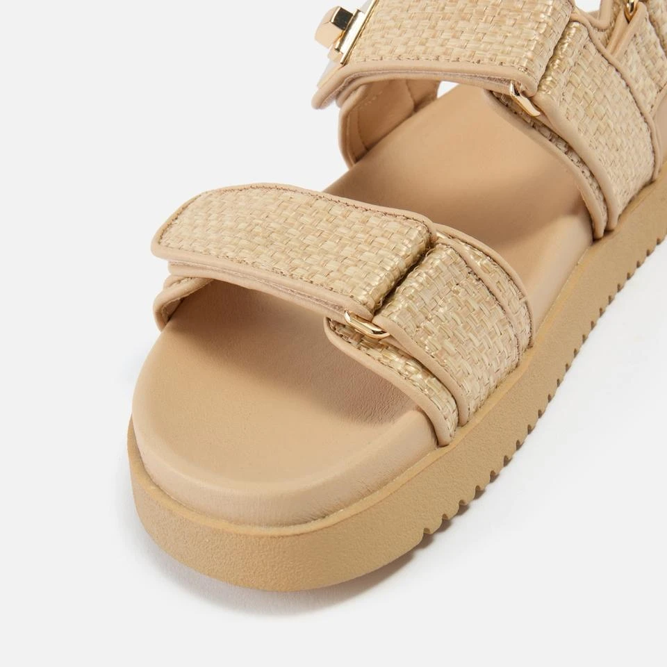 Steve Madden STEVE MADDEN WOMEN'S MONA RAFFIA SANDALS 4