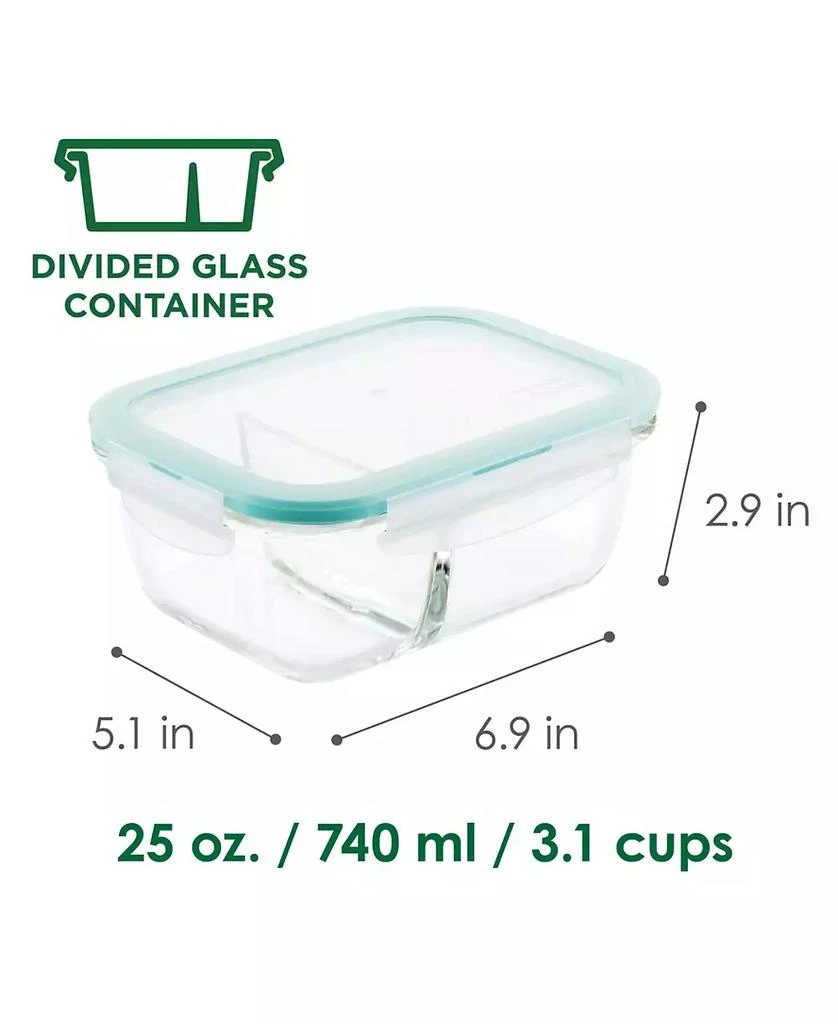 Lock & Lock Purely Better™ 6-Pc. 25-Oz. Divided Food Storage Containers 6