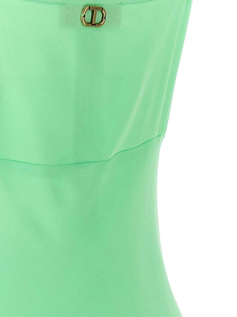 Shop TWINSET V-Neck Sleeveless Satin Slip Dress on Sale at BeyondStyle   Get 26% Off TWINSET V-Neck Sleeveless Satin Slip Dress with Limited-Time  Flash Deals, Exclusive Discounts, and Special Offers. Enjoy Unbeatable