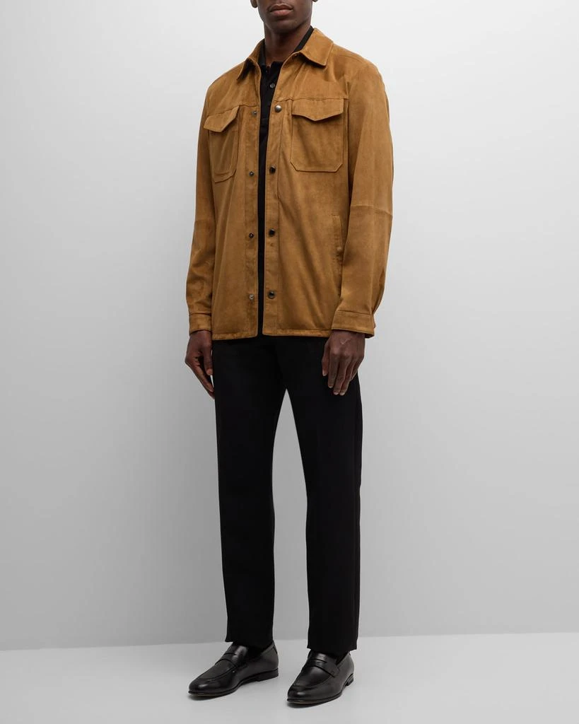 Canali Men's Suede Overshirt 3