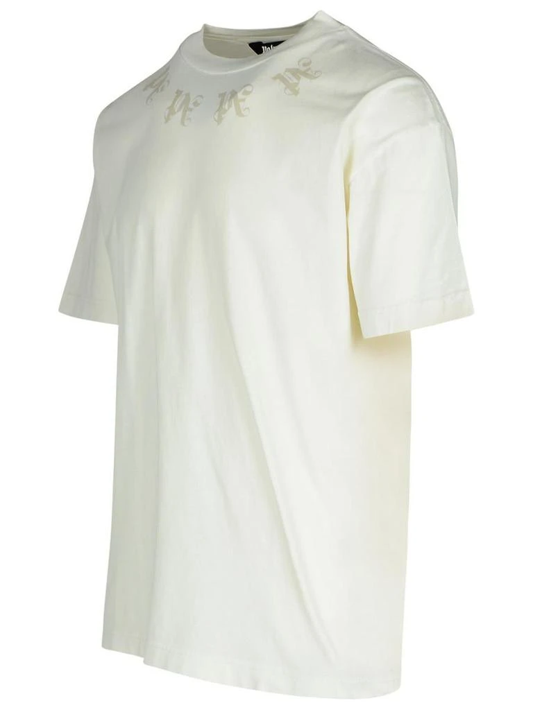 Palm Angels Palm Angels White Cotton T-Shirt 2