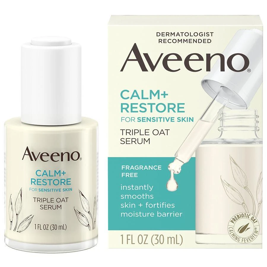 Aveeno Calm + Restore Triple Oat Sensitive Skin Face Serum 7
