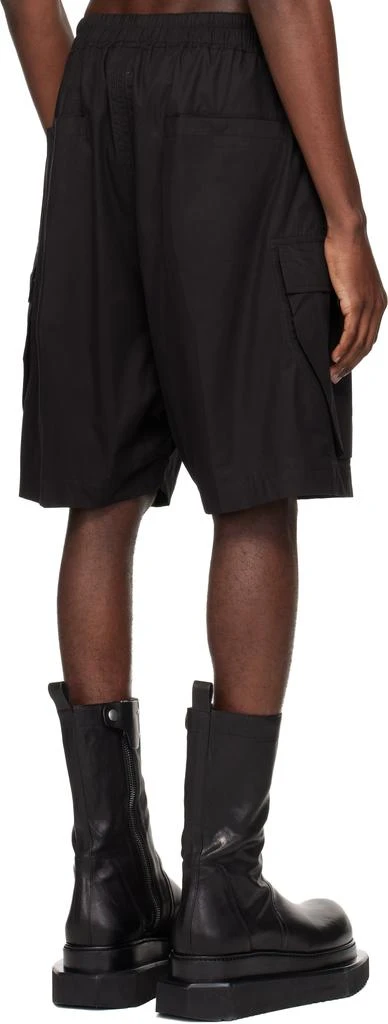Rick Owens Black Temple Cargobela Shorts 3