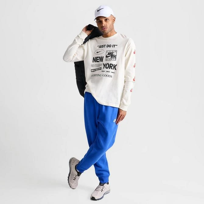 NIKE Men's Nike Sportswear Just Do It NYC Graphic Long-Sleeve T-Shirt 2