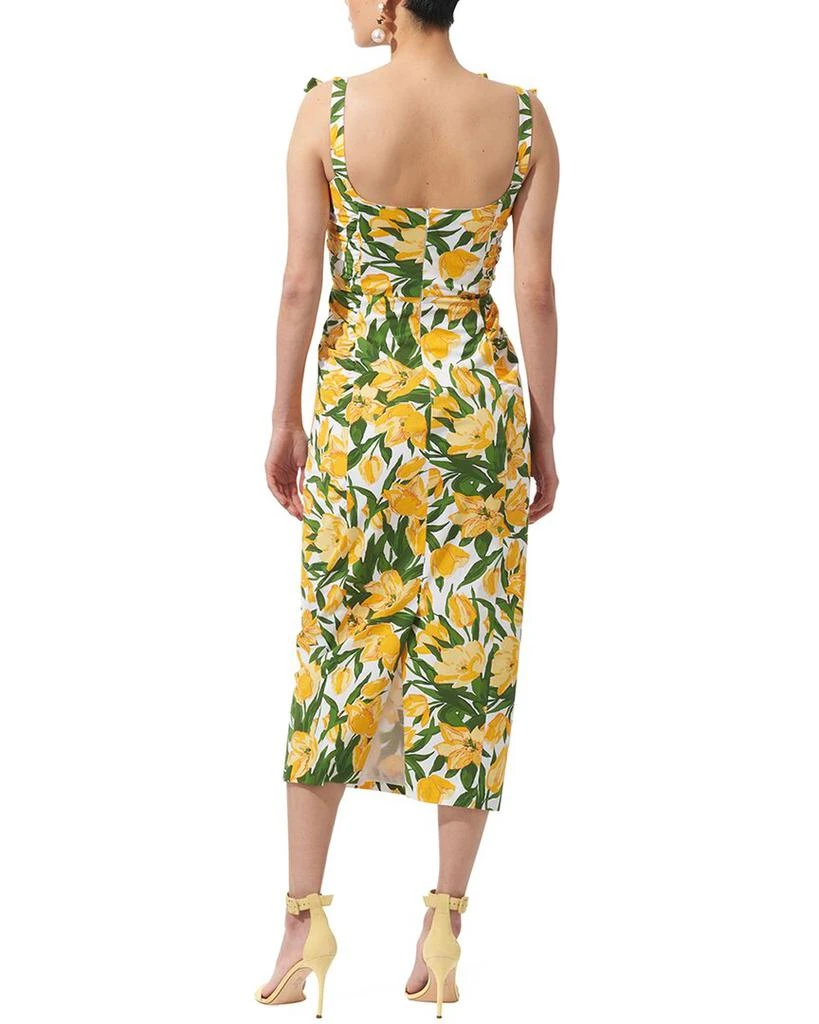 floral cutout midi dress Floral Cut-Out Midi 42 / Bordeaux