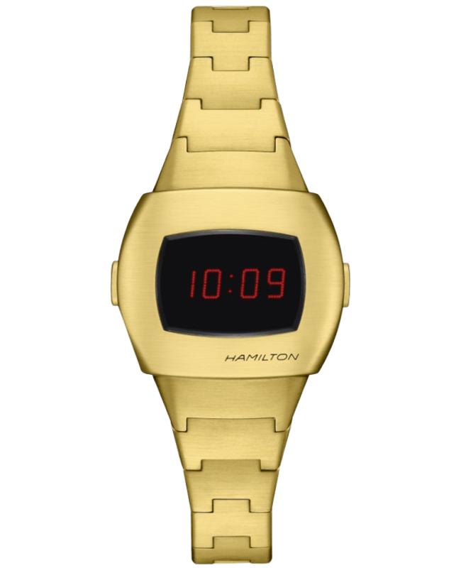 Hamilton Hamilton PSR Digital Quartz American Classic Yellow Gold PVD Steel Women's Watch H52314130
