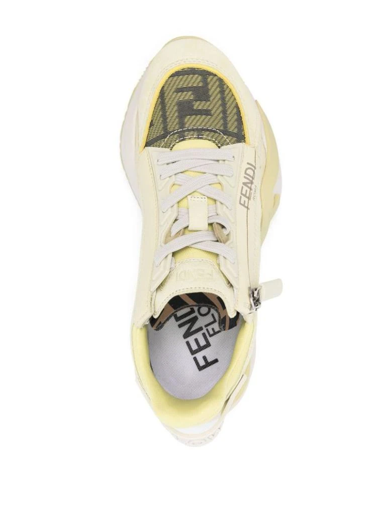 Fendi Fendi Fendi Flow Leather Sneakers 4