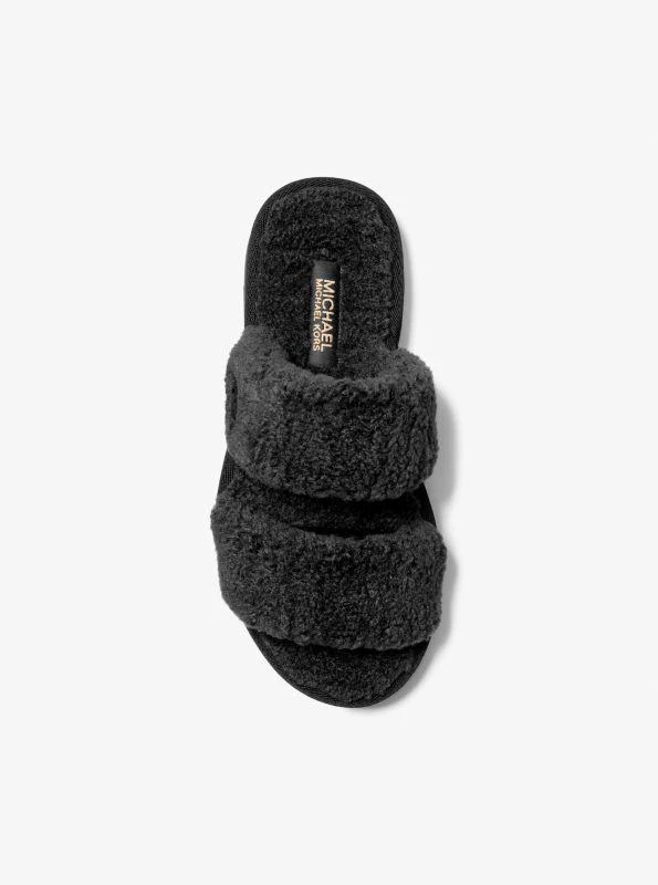 michael_kors Winnie Faux Shearling Slide Sandal 3