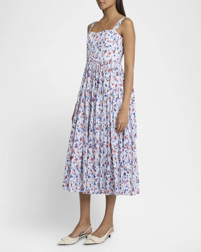 Erdem Tiered Fit-And-Flare Midi Dress 4