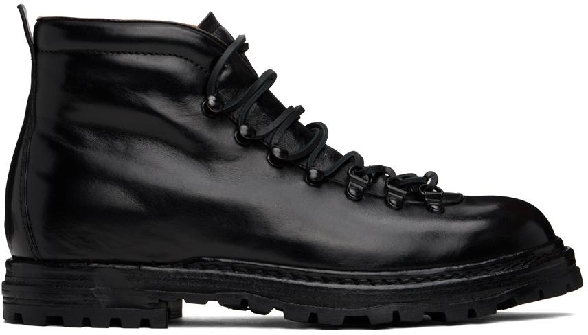 Officine Creative Black Artik 001 Boots