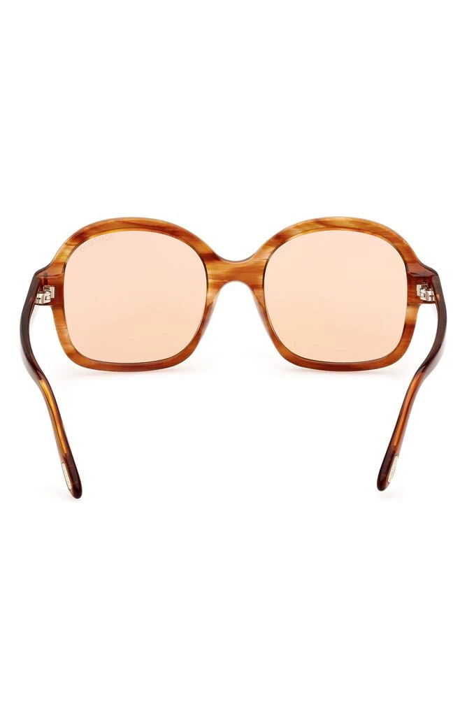 Tom Ford Hanley 57mm Photochromic Butterfly Sunglasses 6