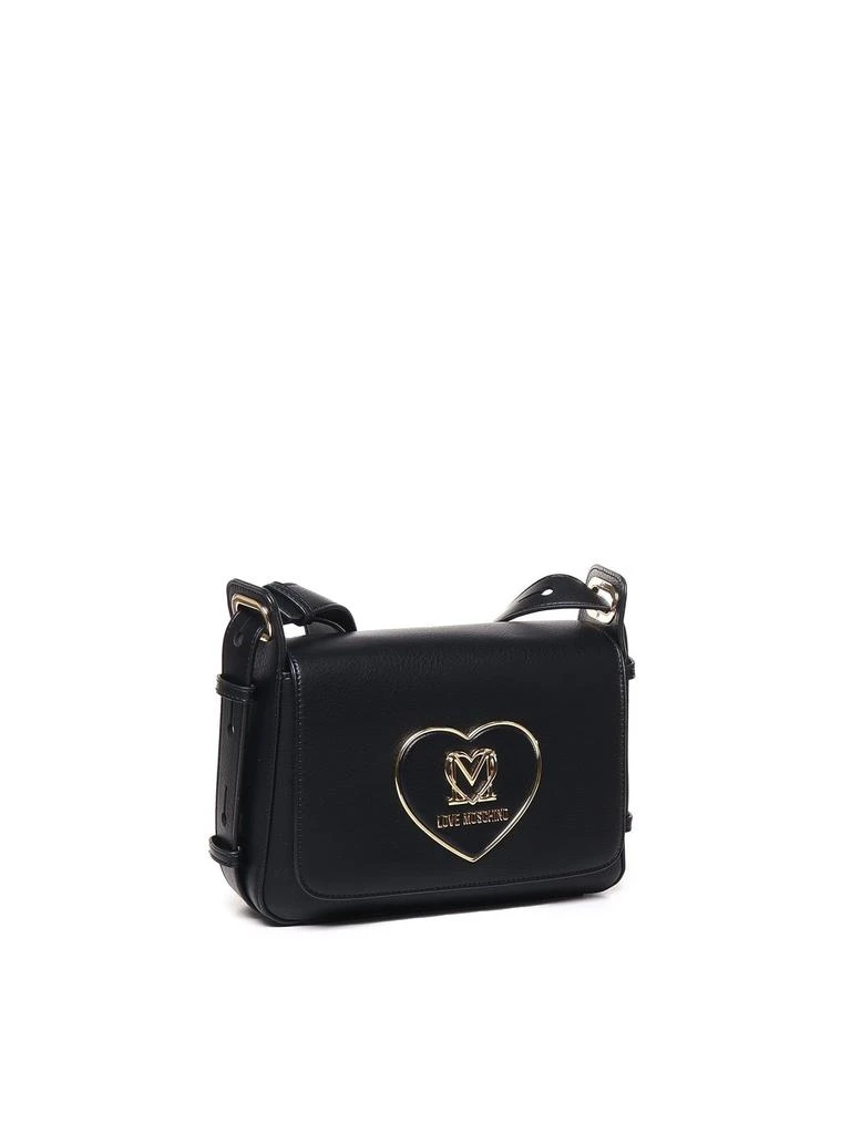 Love Moschino Love Moschino Heart And Logo Plaque Shoulder Bag 3