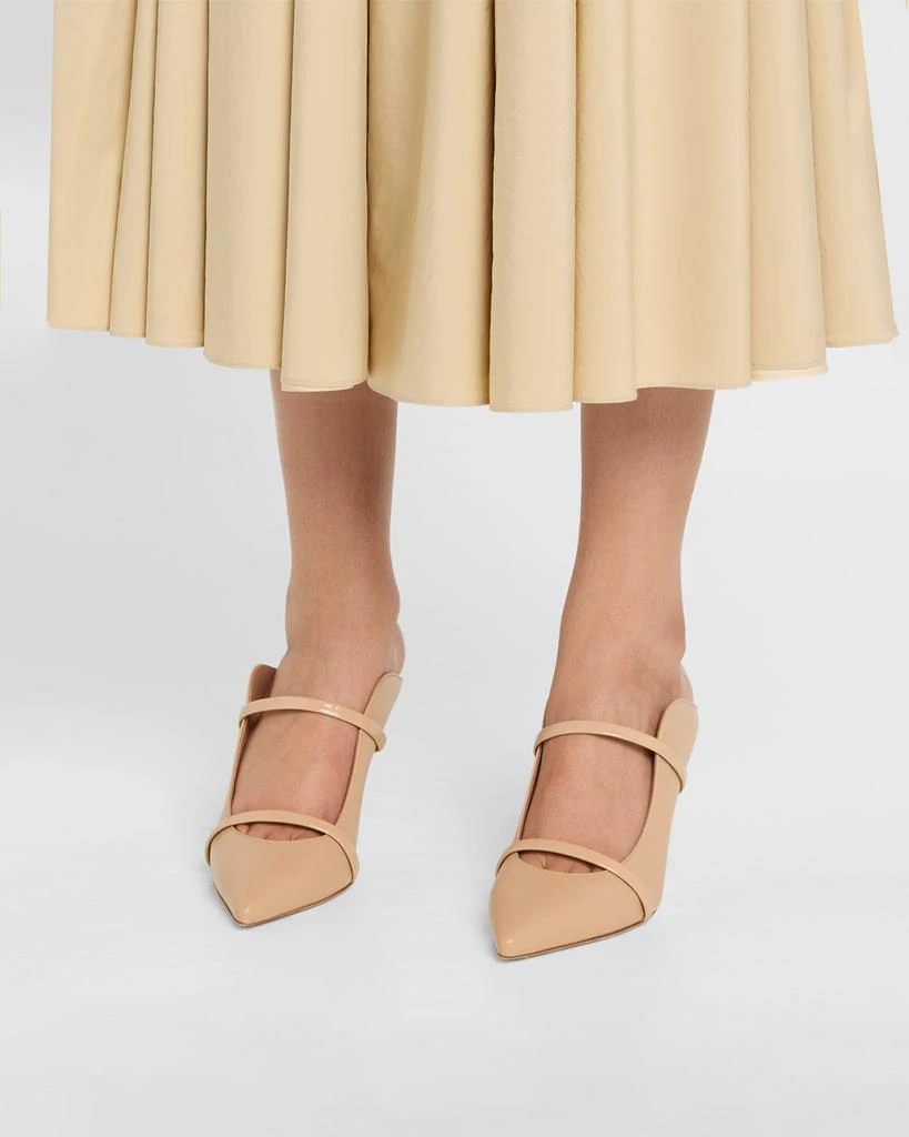 Malone Souliers Maureen Leather Dual-Band Mule Pumps 2