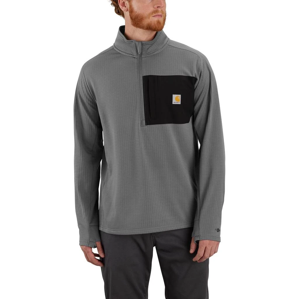Carhartt Carhartt Force Relaxed Fit Mock Neck Half-Zip T-Shirt - Men
s