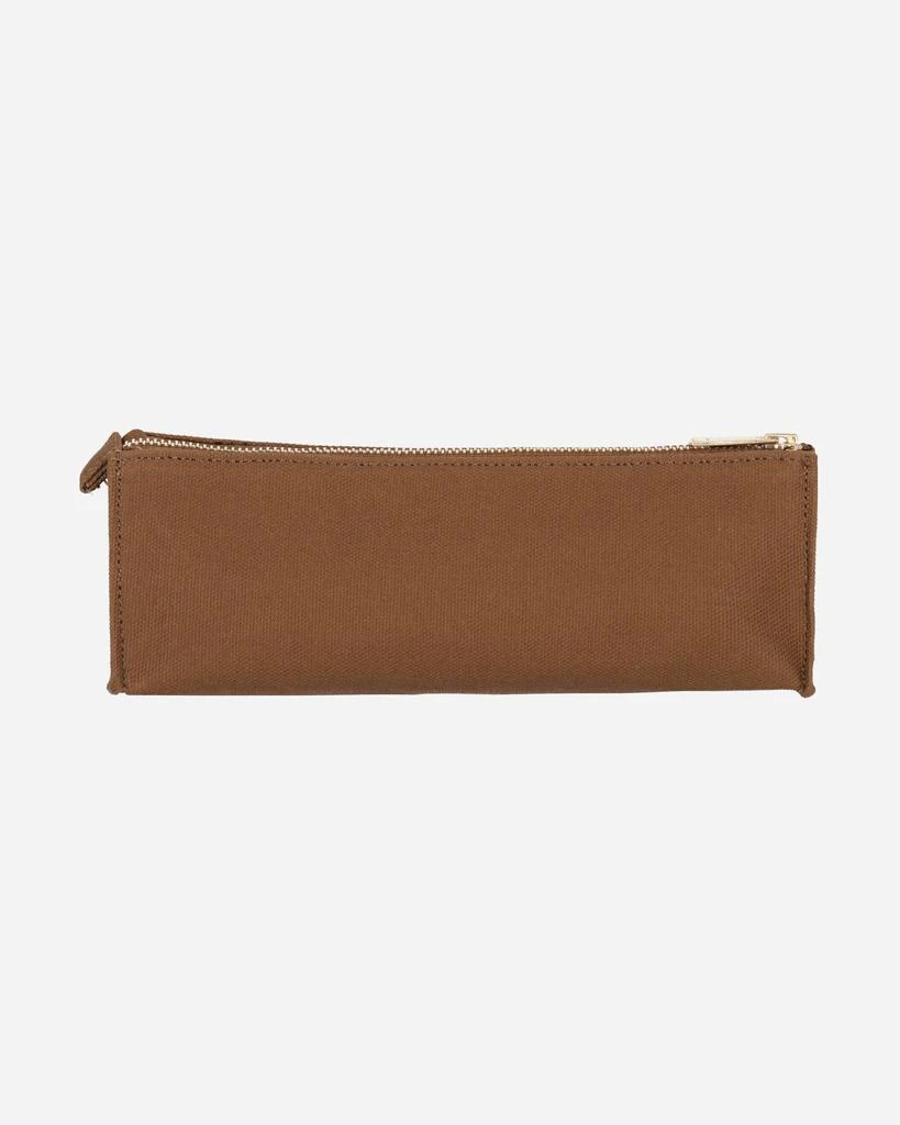 Carhartt WIP Canvas Pencil Case Hamilton Brown 4