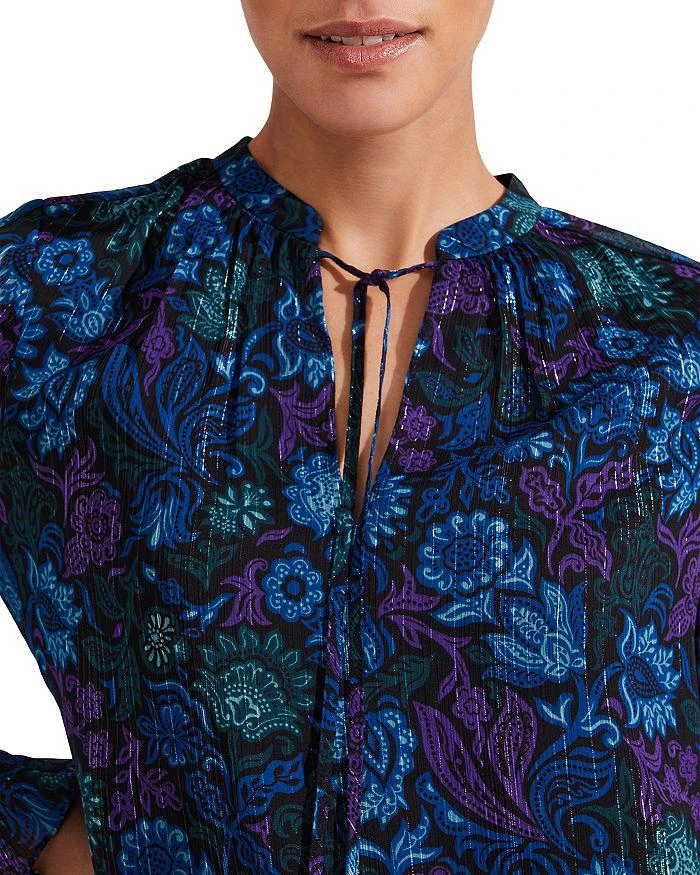 HOBBS LONDON Aisha Split Neck Blouse 5