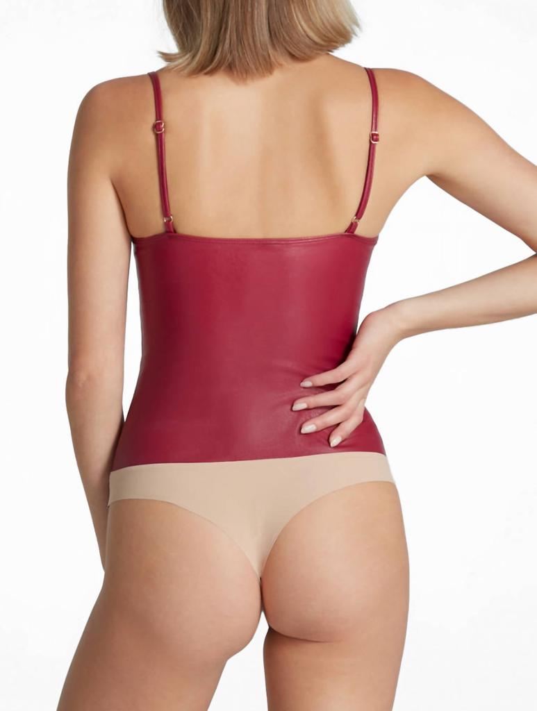 Commando Commando - Faux Leather Cami Bodysuit