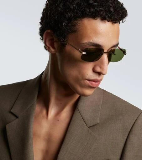 Cartier Eyewear Collection Première De Cartier rectangular sunglasses 2