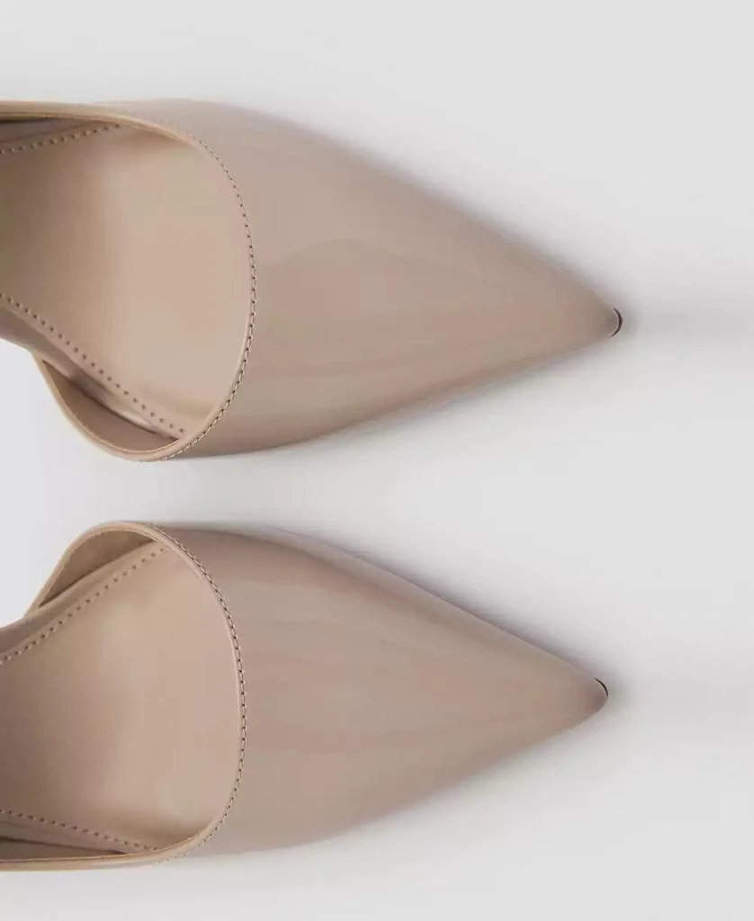 Mango Women
s Asymmetrical Leather-Effect Heeled Shoes 4