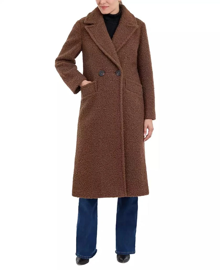 BCBG Women's Double-Breasted Bouclé Walker Coat 1