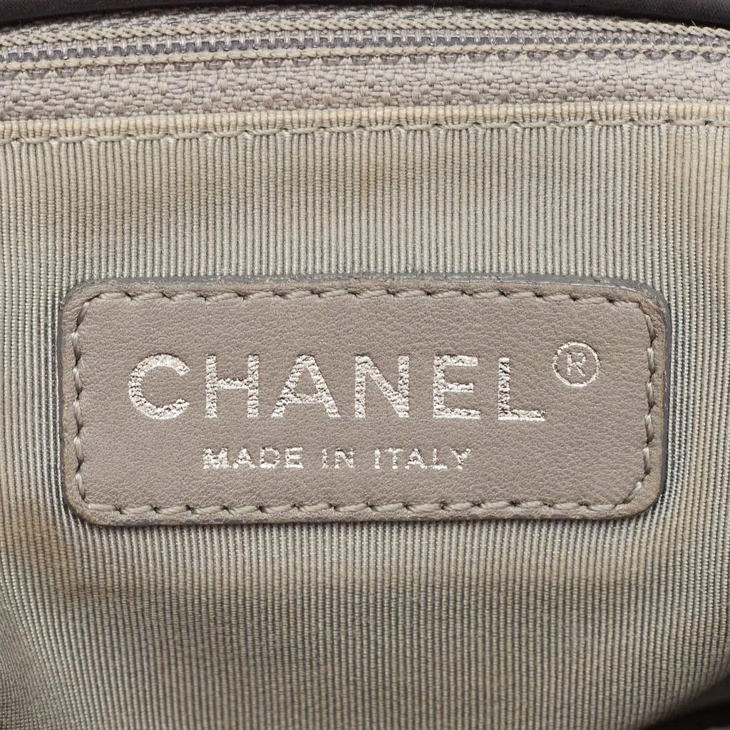 Chanel Chanel Black Quilted Nylon Tweed On Stitch Bubble Accordion Flap 11