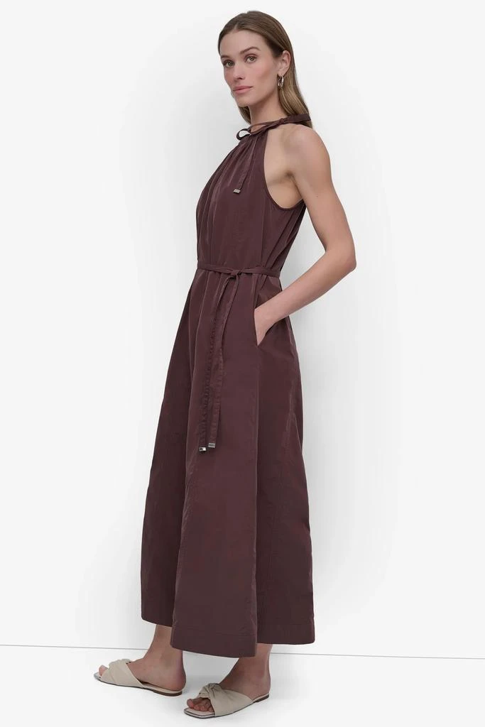 DKNY FIT & FLARE HALTER MAXI DRESS 3