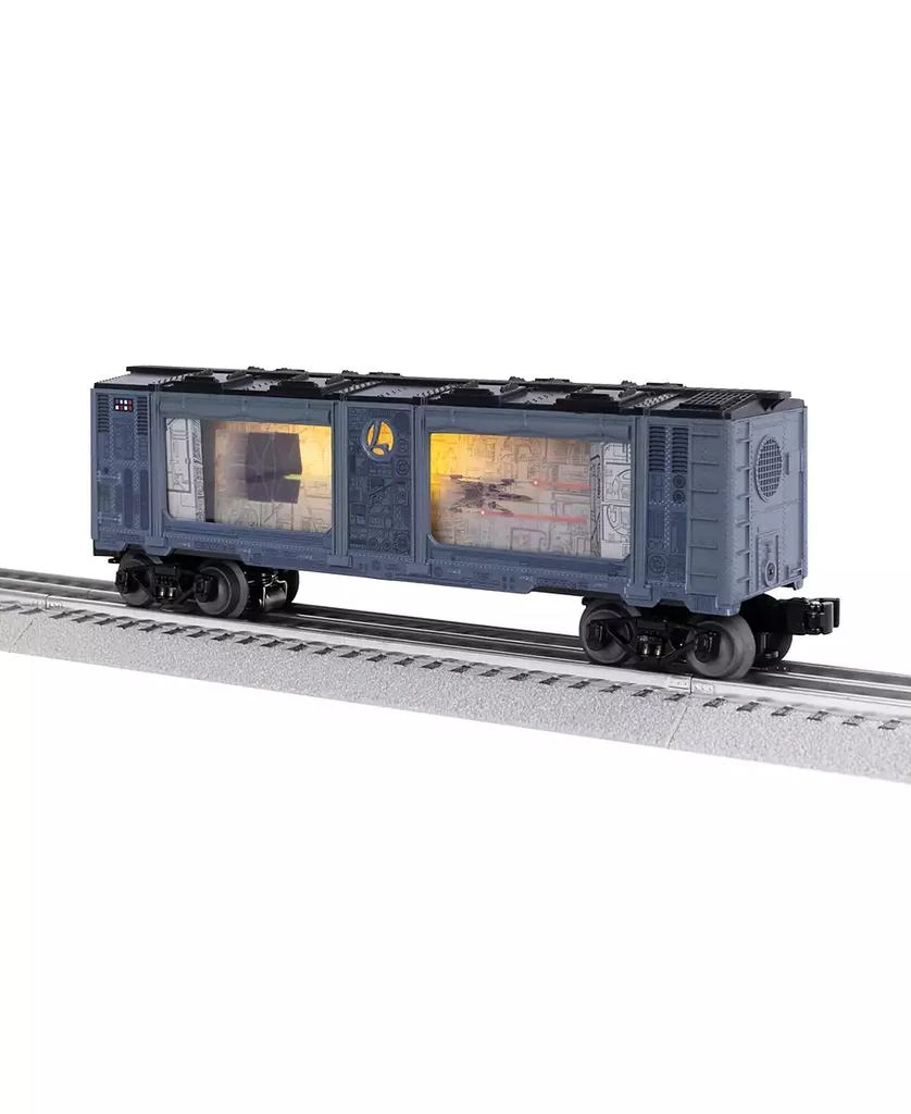 Lionel Disney Star Wars X-Wing TIE Fighter Battle O Gauge Model Train Aquarium Car 1