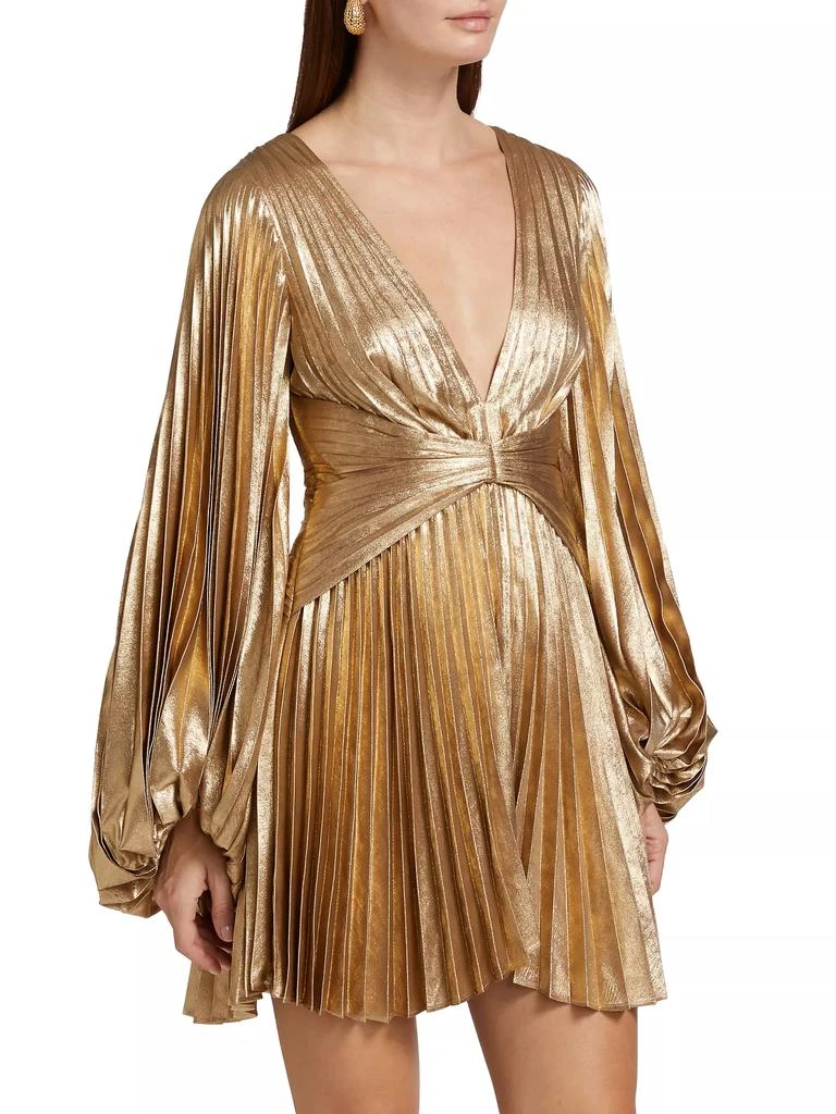 Acler Geneva Metallic Minidress 4