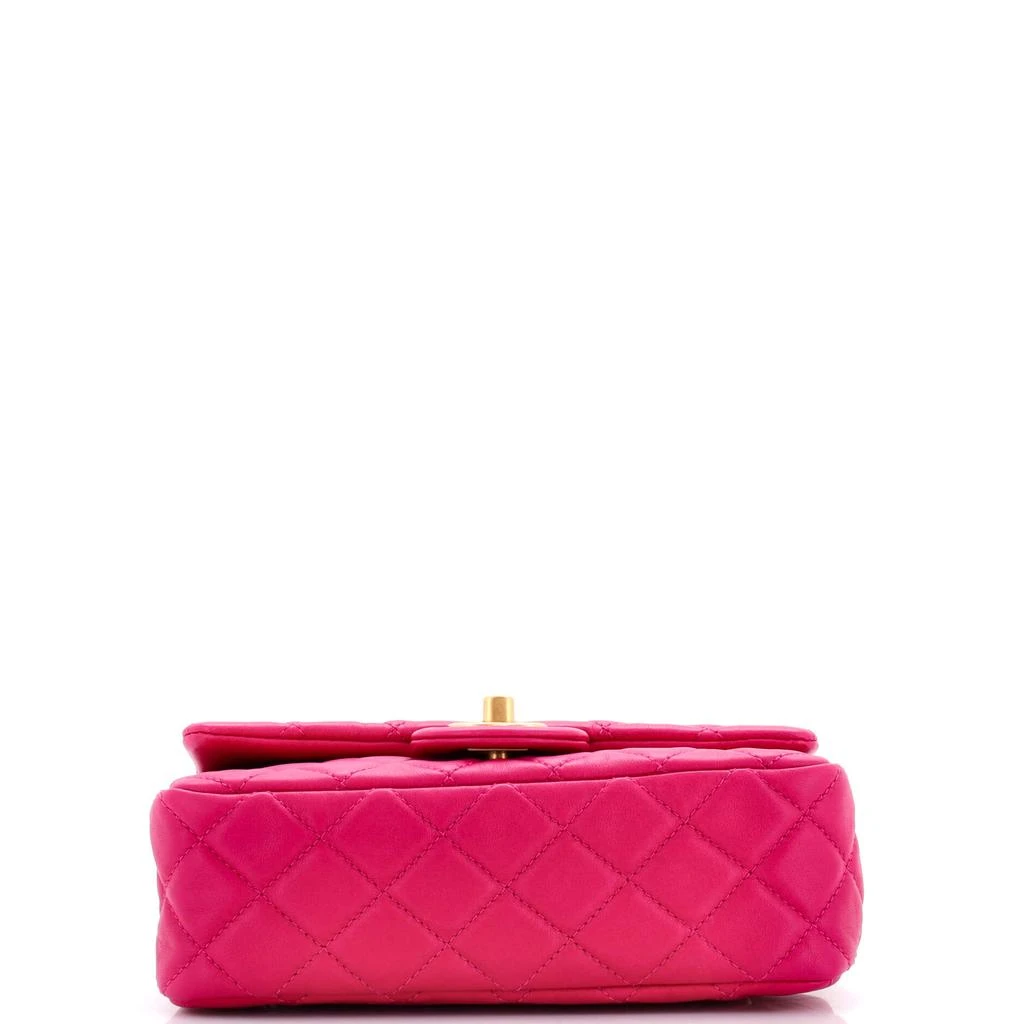 Chanel Pearl Crush Flap Bag Quilted Lambskin Mini 5