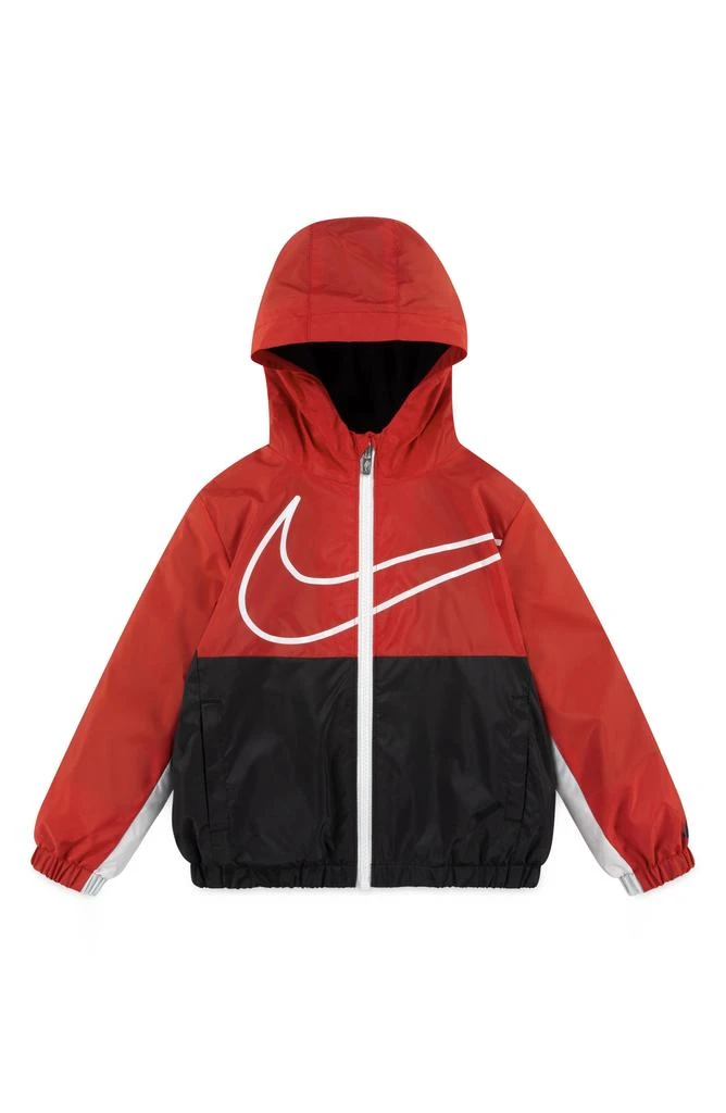 NIKE Kids' Swoosh Fleece Lined Windbreaker Jacket 1