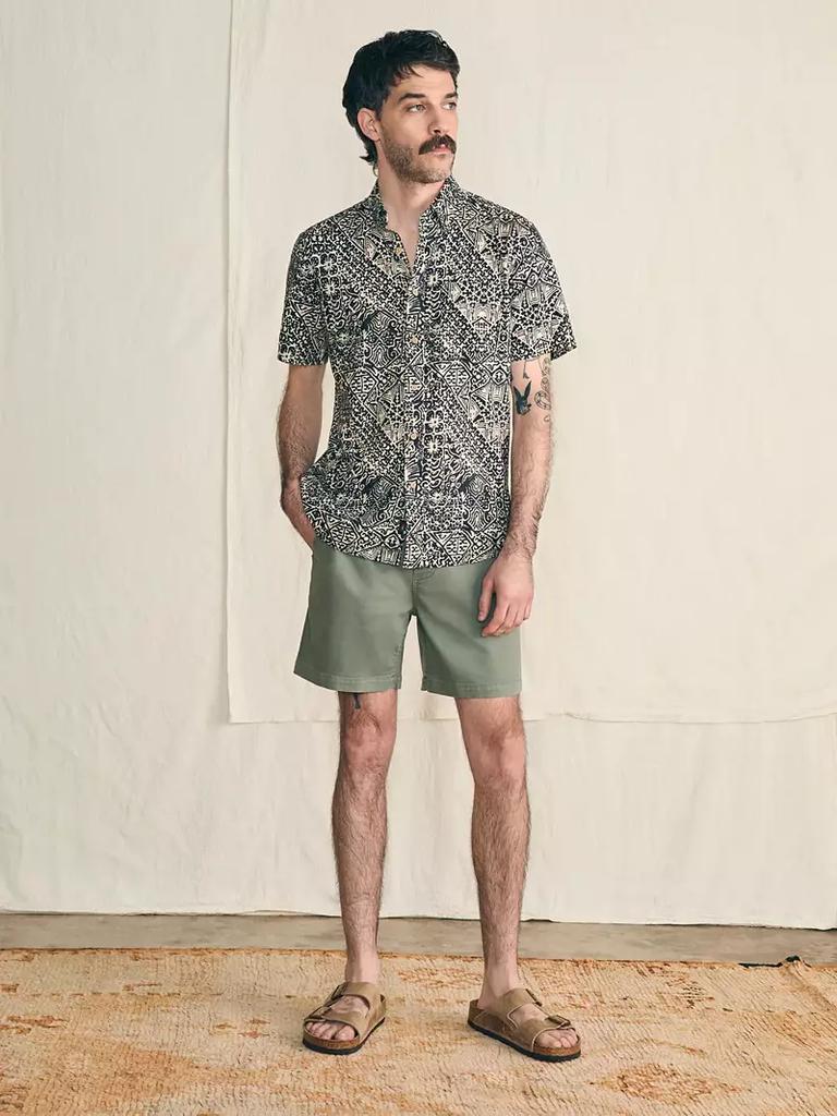 Faherty Faherty Men's Short-Sleeve Breeze Shirt