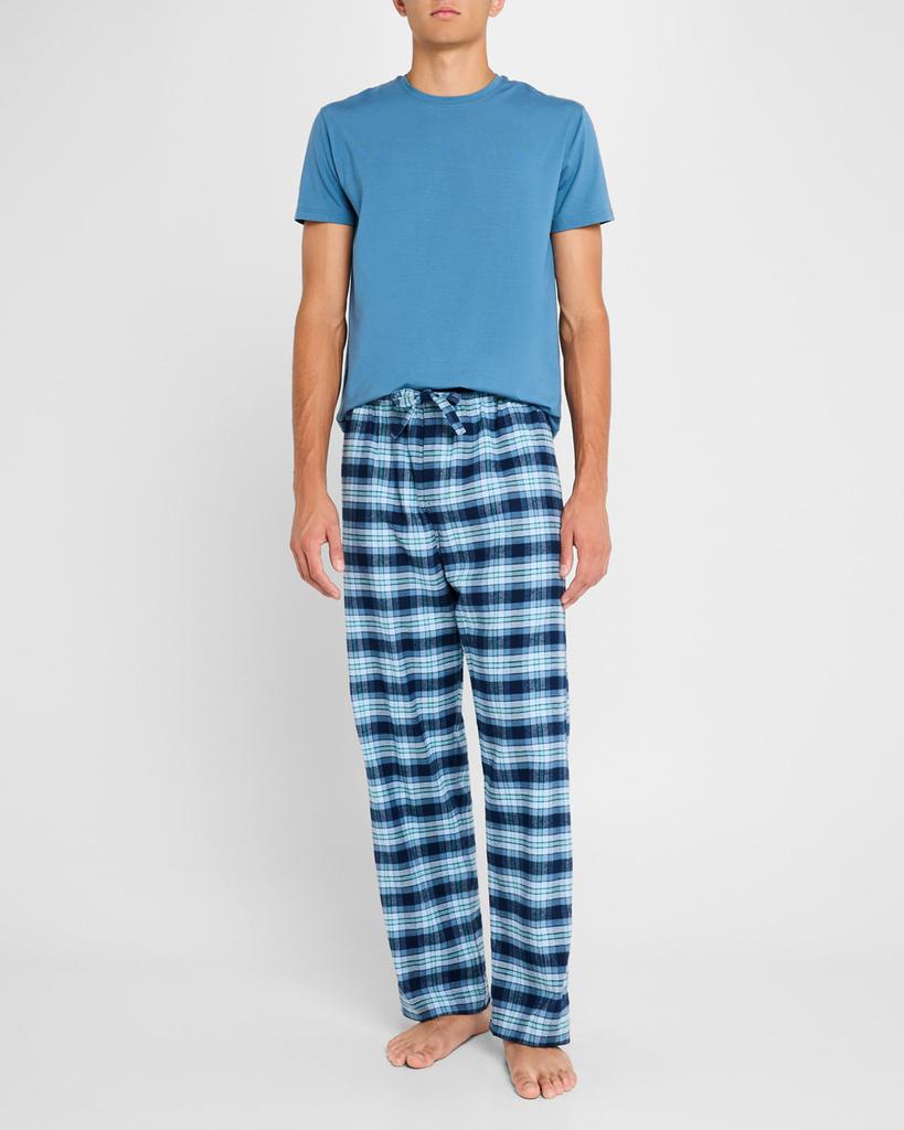 Derek Rose Men's Kelburn Cotton Plaid Lounge Pants