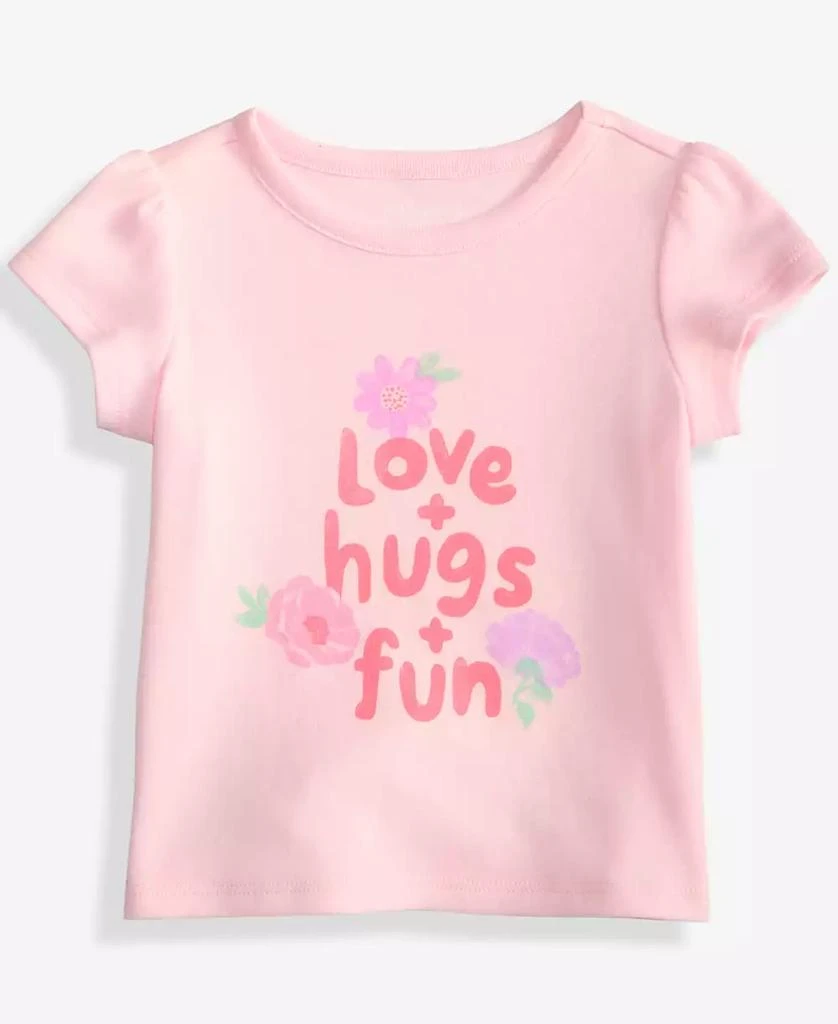 First Impressions Baby Girls Love Hugs Fun Short-Sleeve T-Shirt, Macy
s Exclusive