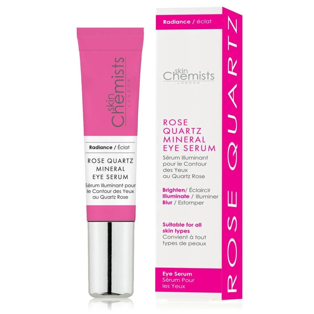 skinChemists Rose Quartz Mineral Eye Serum 15ml Twin Value Savings Pack 2