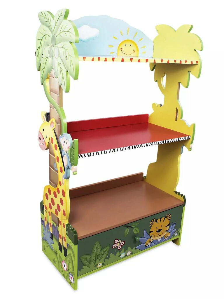 Teamson Little Kid's Sunny Safari Bookshelf 1