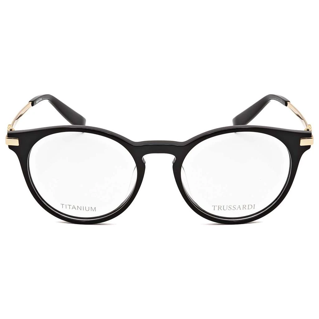 TRUSSARDI Trussardi Unisex Black Round Opticals 2