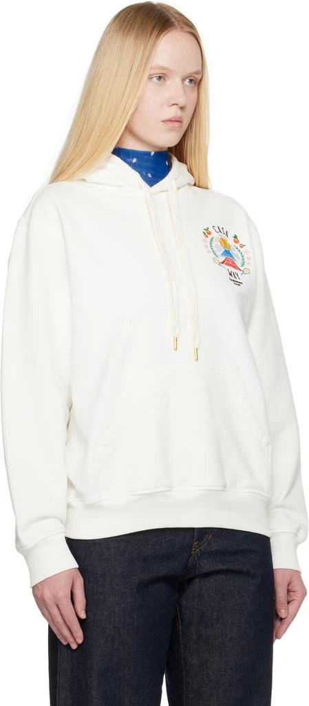 Casablanca White 'Casa Way' Mountain Hoodie 2